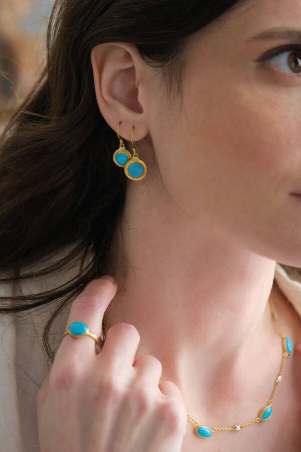 JELLYBONBON OVAL SB TURQUOISE RING - Image 3