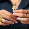 JELLYBONBON ROUND PINK TOURMALINE RING - Image 3