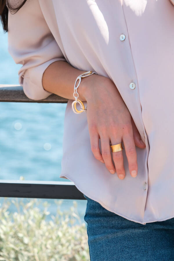 KELLER FUSED GOLD SILVER BRACELET - Image 2
