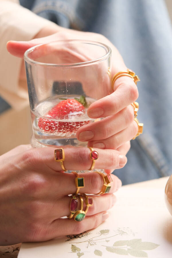 LOVE BICOLOR TOURMALINE RING - Image 4