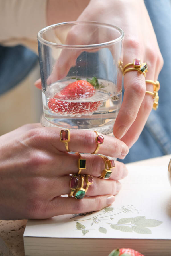 LOVE PINK TOURMALINE RING - Image 4