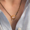 MOONDANCE "THUNDERSTORM"  MOONSTONE NECKLACE - Image 3