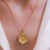 ANKH MEDALLION  W/DIA & &EMERALD - Image 2