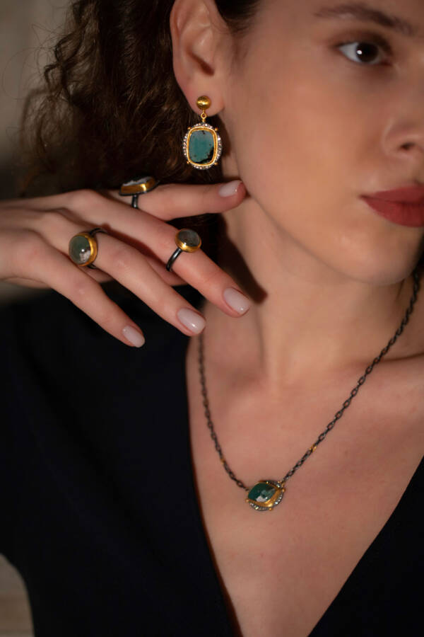 MY WORLD AQUAPRASE EARRINGS - Image 2