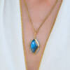 OLYA TRIANGLE LABRADORITE NECKLACE - Image 4