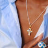 PRISMIC CROSS NECKLACE - Image 3