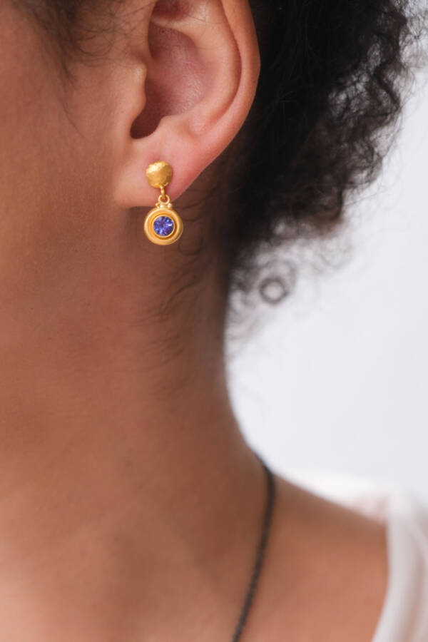 SLOANE TANZANITE  EARRINGS - Image 2