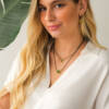 EMERALD HEX NUT EARRINGS - Image 2