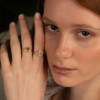 SUN CORNFLOWER BLUE SAPPHIRE RING - Image 4