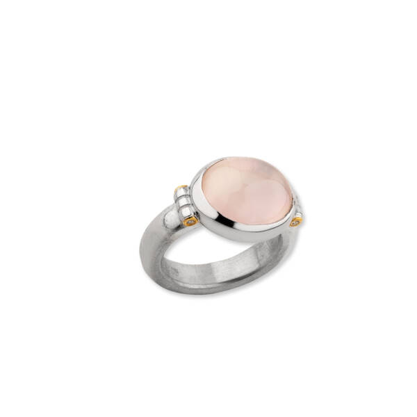 CERNIER ROSE  QUARTZ RING