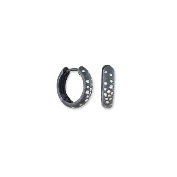 DIANA SEMI- CHUNKY HOOPS W/DIA
