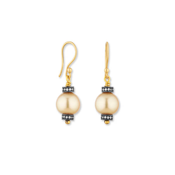 LUANA CULTURED SOUTH SEA GOLDEN PEARL EARRINGS