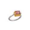 PINK BICOLOR TOURMALINE RING
