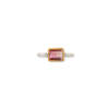 PINK BICOLOR TOURMALINE RING - Image 2