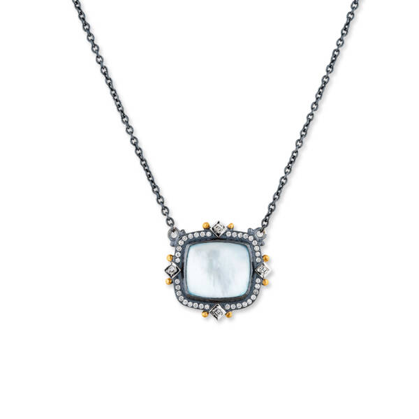 MOONDANCE NECKLACE- SILVER CHAIN