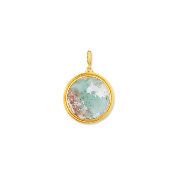 MY WORLD CIRCLE REVERSIBLE PENDANT