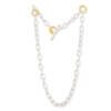 ORION HANDMADE 24K&SILVER CHAIN NECKLACE 23"