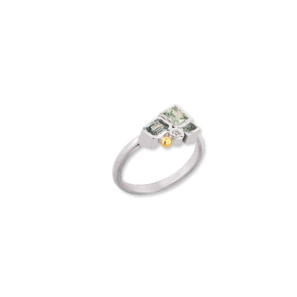 PRISMIC CLUSTER RING