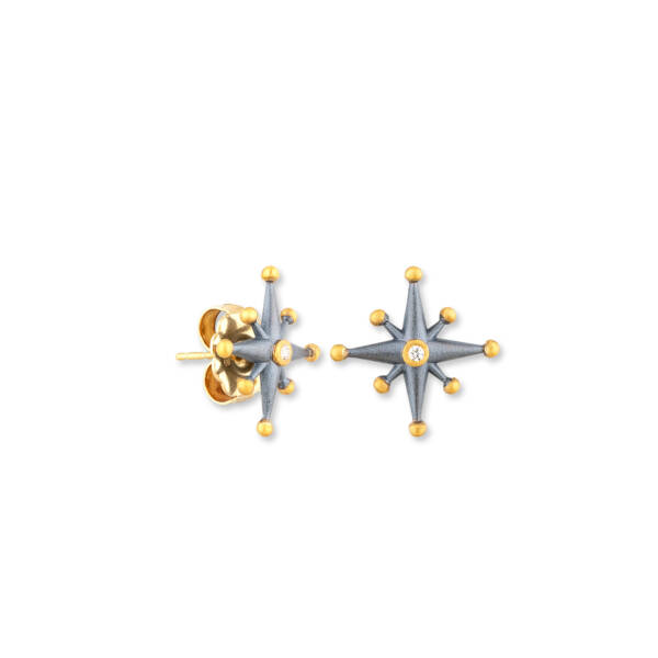 STARBURST 16MM STUDS W/DIAMONDS