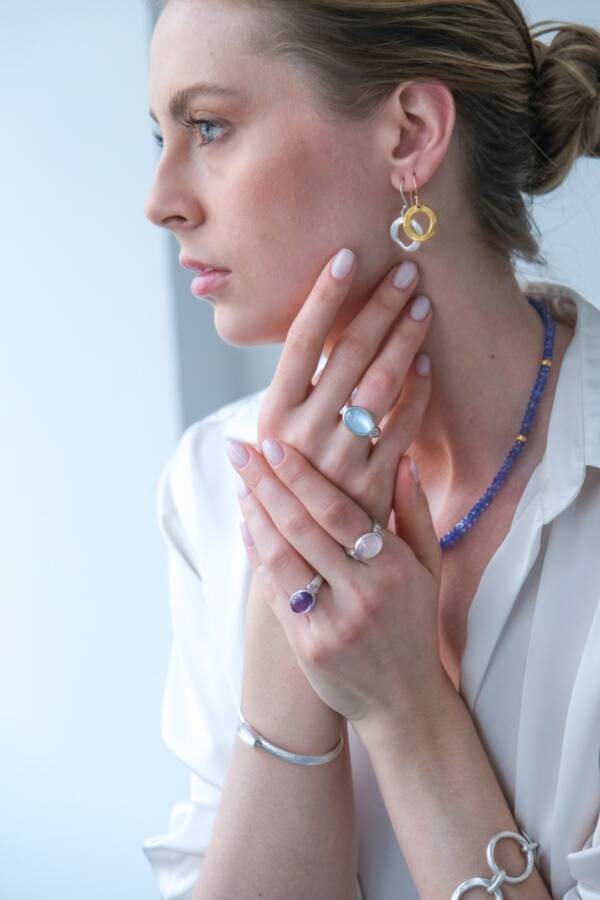 CERNIER ROSE  QUARTZ RING - Image 3