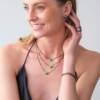 DIANA SEMI- CHUNKY HOOPS W/DIA - Image 4