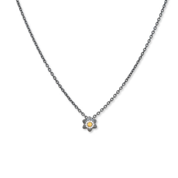 LOTUS PENDANT W/DIA, S