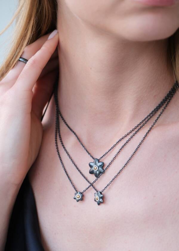LOTUS PENDANT W/DIA, S - Image 2