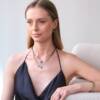 LOTUS PENDANT W/DIA (M) - Image 2
