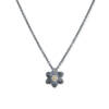 LOTUS PENDANT W/DIA, (L)