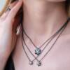 LOTUS PENDANT W/DIA, (L) - Image 3