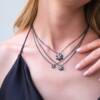 LOTUS PENDANT W/DIA, (L) - Image 2