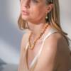 LUANA CULTURED SOUTH SEA GOLDEN PEARL EARRINGS - Image 3