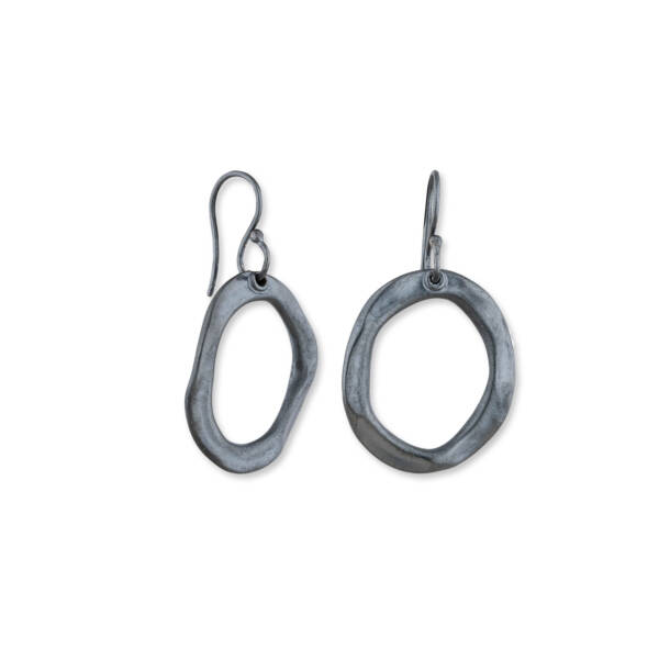 ORION STERLING OXIDIZED SILVER EARRINGS