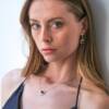 SLOANE OVAL EMERALD EARRINGS W/DIA - Image 2