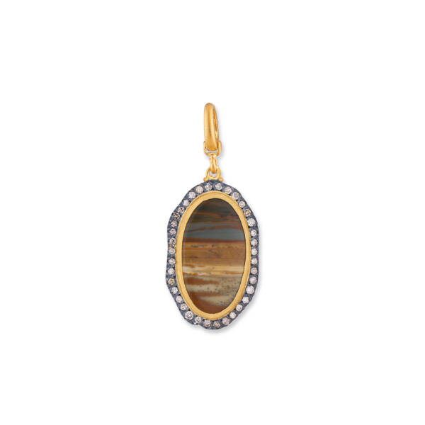 WILD WEST PENDANT W/ COGNAC DIAMONDS