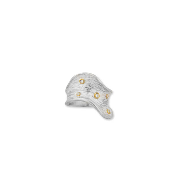 BARK RING W/ DIAMONDS - Image 2