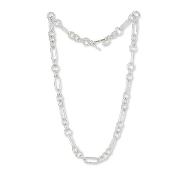 20" ALL SILVER- CASEY NECKLACE