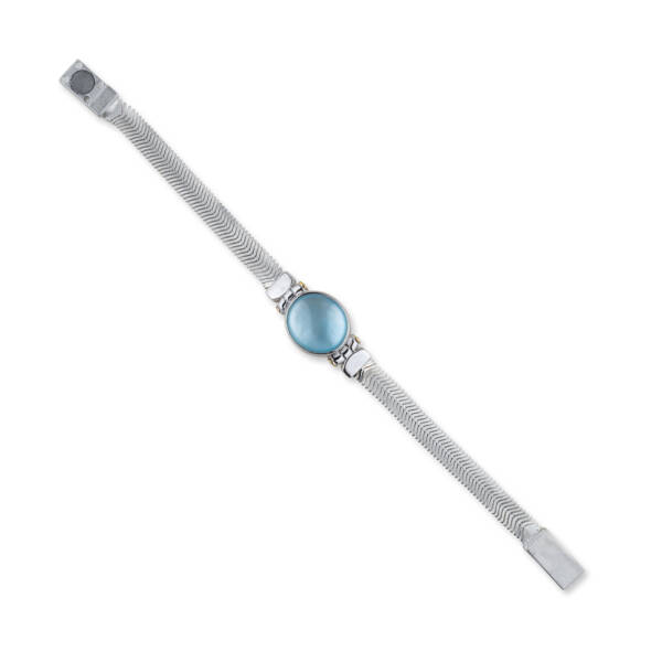CERNIER BLUE TOPAZ DOUBLET BRACELET