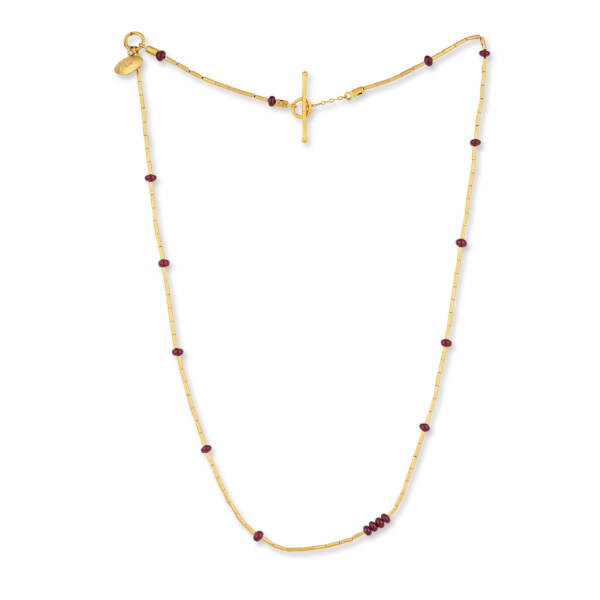 CHATTER NECKLACE- RUBY