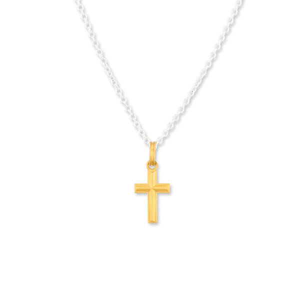 24K CROSS PENDANT 10X15