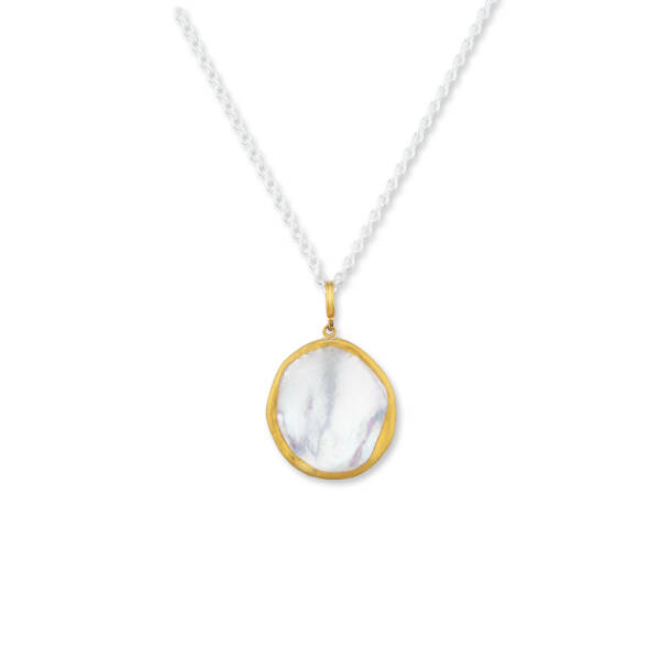 LYDIA KESHI PEARL PENDANT