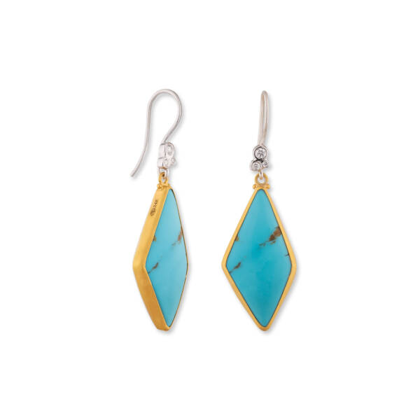 MY WORLD LAGOON TQ EARRINGS