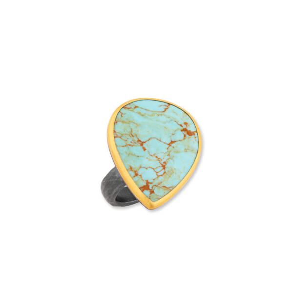 MY WORLD PEAR SHAPE KINGMAN TQ RING