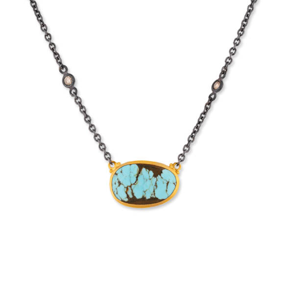 MY WORLD NEVADA #8 TQ NECKLACE