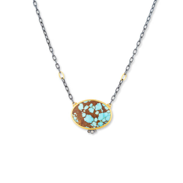 MY WORLD NEVADA #8 TQ NECKLACE