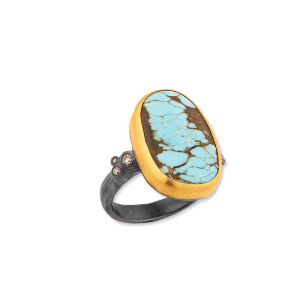 MY WORLD NEVADA 8 TURQUOISE RING
