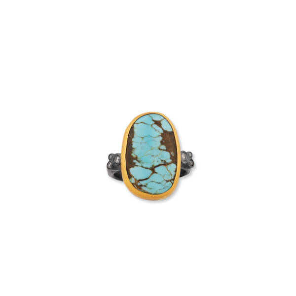MY WORLD NEVADA 8 TURQUOISE RING - Image 2