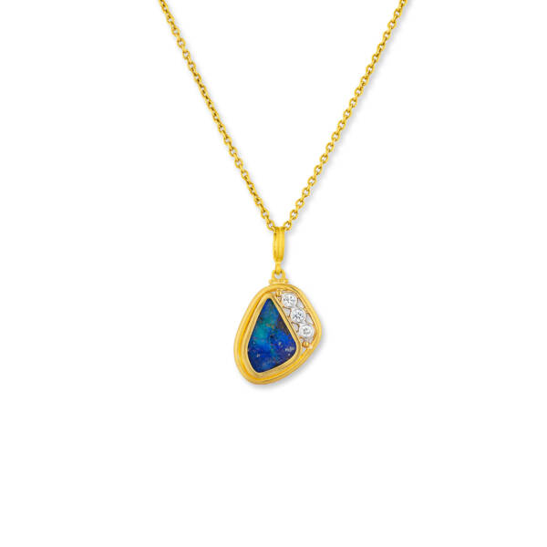 OCEAN MARIA BOULDER OPAL PENDANT