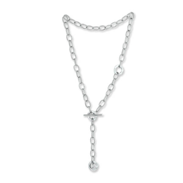 ORION HANDMADE SILVER  CHAIN NECKLACE 23"