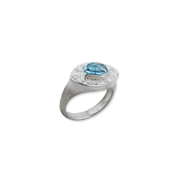 PENELOPE AQUAMARINE RING
